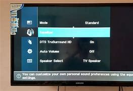 Image result for Samsung TV Sound Menu