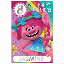 Image result for Trolls Birthday Card