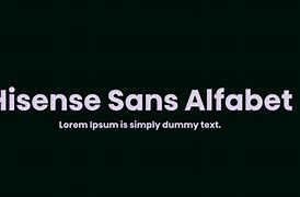 Image result for Hisense Font