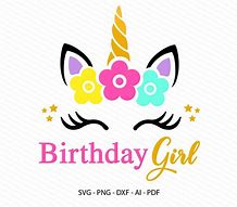 Image result for Happy Birthday Unicorn SVG