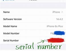 Image result for iPhone 6 Serial Number Pics