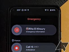Image result for Cell Phone Emergency Dial Display