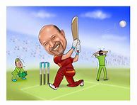 Image result for Caricature Cricket Player