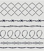 Image result for Barbed Wire Stencil Designs
