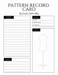 Image result for Organizing Sewing Patterns