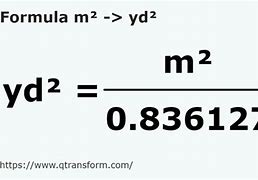 Image result for Square Meter Formula