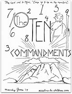 Image result for 10 Commandments Black and White