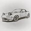 Image result for Miata Drawing