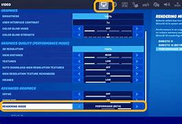 Image result for Performance Mode Fortnite Chapter 5