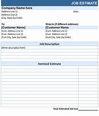 Image result for Business Estimate Templates Free