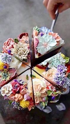 Such a Pretty Cake!🍰 | Desserts, Beautiful cakes, Eat cake