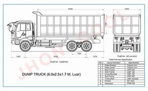 Image result for Ukuran Bak Dump Truck