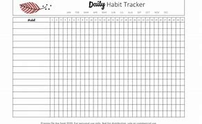Image result for Daily Habit Tracker PDF