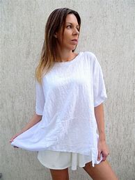 Image result for White Cotton Tunic Tops for Women