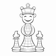Image result for Chess King and Queen Drawing