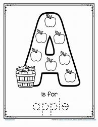 Image result for Letter a Coloring Pages for Preschoolers