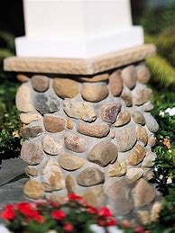 Image result for Landscaping with River Rock Pathways