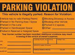 Image result for Funny Parking Violation Ticket