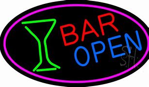 Image result for Open Bar Sign SVG