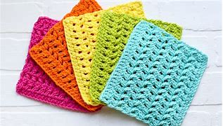 Image result for Crochet Dishcloth Stitches
