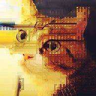 Image result for Glitch Effect Cat Drawing