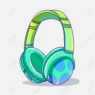 Image result for Gold Headphones 2D Cartoon