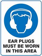 Image result for Ear Plug Sign