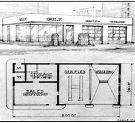 Image result for Gas Station Blueprint