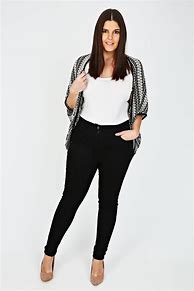 Image result for Plus Size Stretch Skinny Jeans