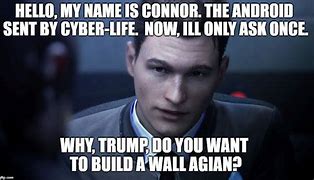 Image result for Connor Android Meme
