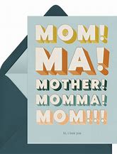 Image result for Mother's Day Card Meme