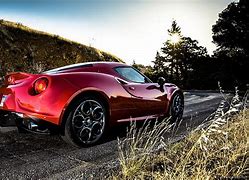 Image result for Red Alfa Romeo 4C Coupe