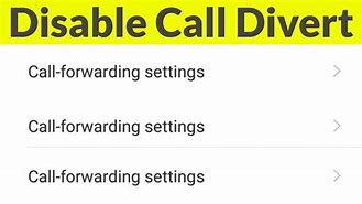 Image result for How to Remove a Call Divert