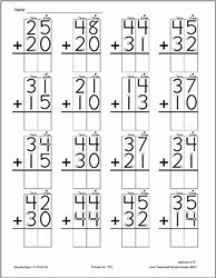 Image result for Free Touch Math Printable Kindergarten Worksheets