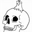 Image result for Scary Skeleton Coloring Pages