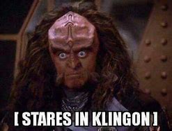 Image result for Klingon Funny