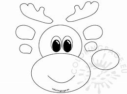 Image result for Free Printable Reindeer Face