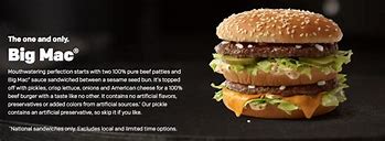 Image result for Big Mac Mirror Ad