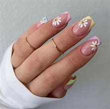 Image result for Pastel Daisy Nails