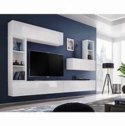 Image result for White TV Wall Units