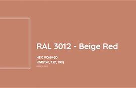 Image result for RAL 3012 Beige Red in a Room