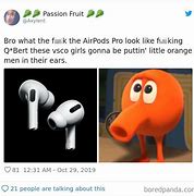 Image result for air pod pro meme