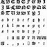 Image result for Letter Fonts Pic