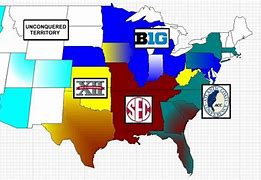 Image result for NCAA Football Conference Map