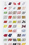 Image result for NASCAR Number Sets