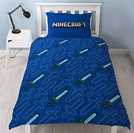 Image result for Minecraft Quilt Cover