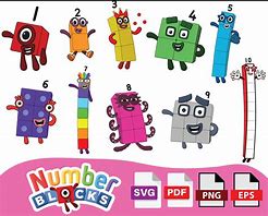 Image result for Numberblocks Toys Set of 8