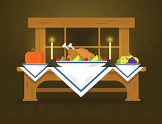 Image result for Thanksgiving Table Clip Art