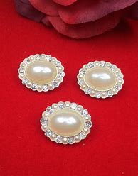 Image result for Pearl and Rhinestone Buttons