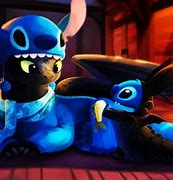 Image result for Toothless and Stitch Cute